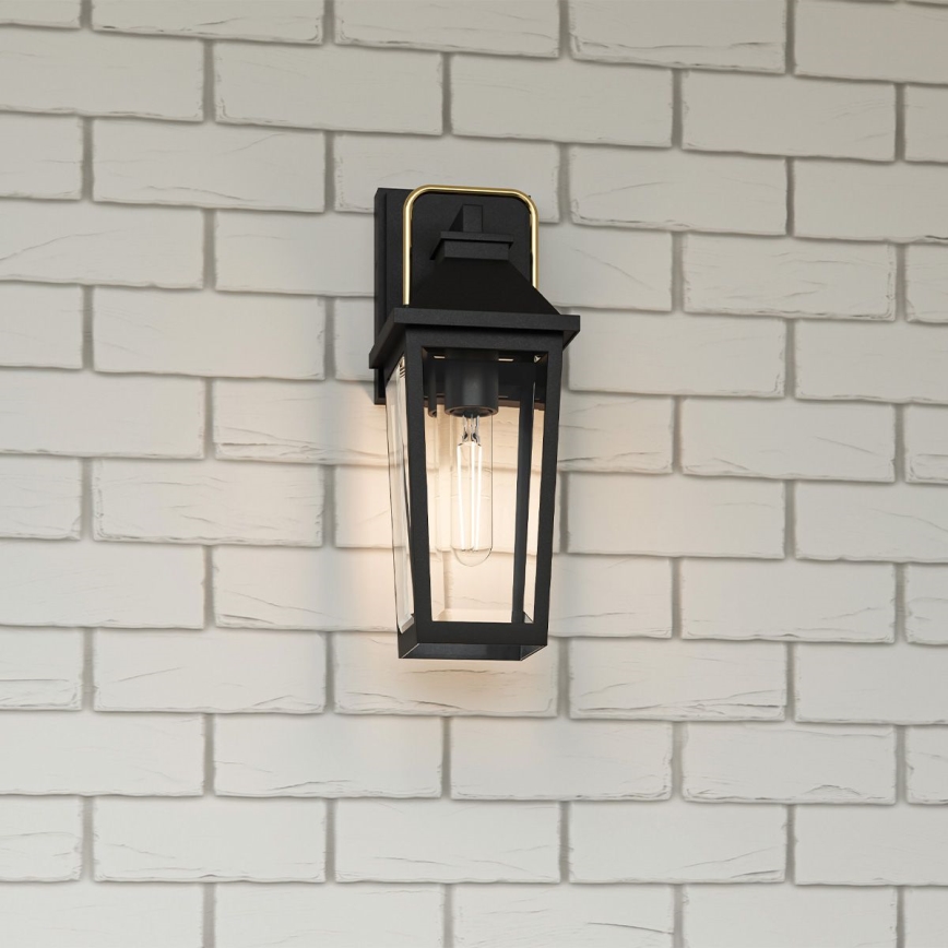 Quoizel - BUCKLEY S Outdoor Wall Light 1xE27/40W/230V IP44 Black