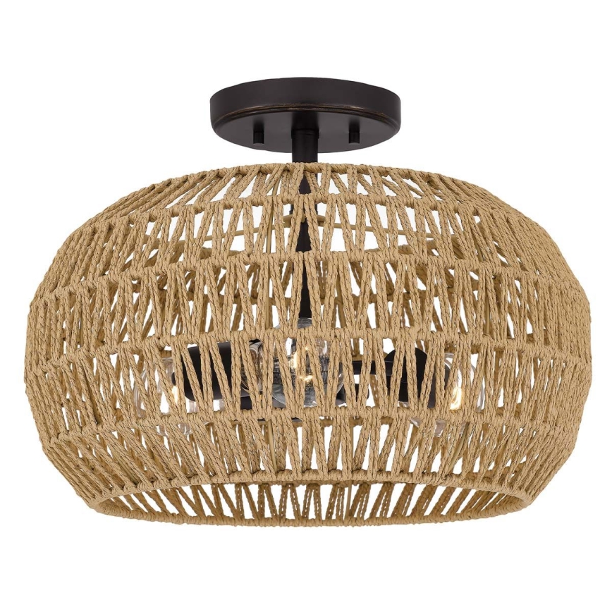 Quoizel - CASABLANCA ceiling light 3xE27/60W/230V, brown