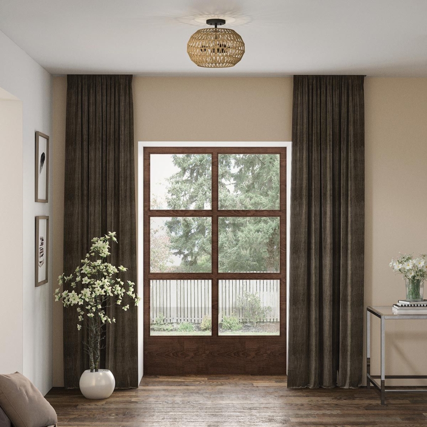 Quoizel - CASABLANCA ceiling light 3xE27/60W/230V, brown