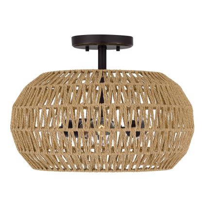 Quoizel - CASABLANCA ceiling light 3xE27/60W/230V, brown