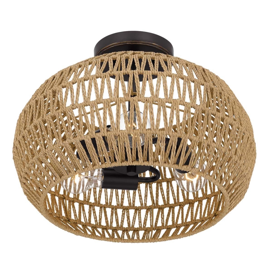 Quoizel - CASABLANCA ceiling light 3xE27/60W/230V, brown