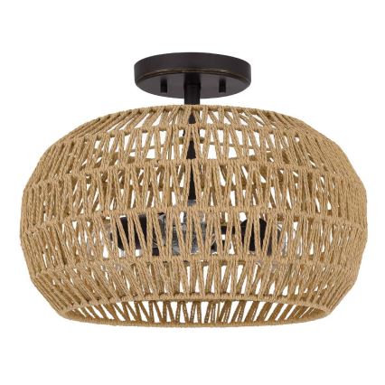 Quoizel - CASABLANCA ceiling light 3xE27/60W/230V, brown