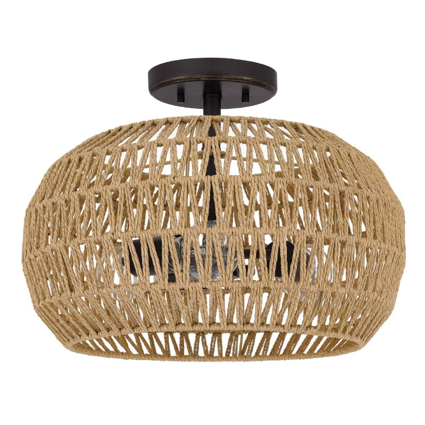 Quoizel - CASABLANCA ceiling light 3xE27/60W/230V, brown