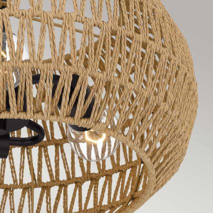 Quoizel - CASABLANCA ceiling light 3xE27/60W/230V, brown