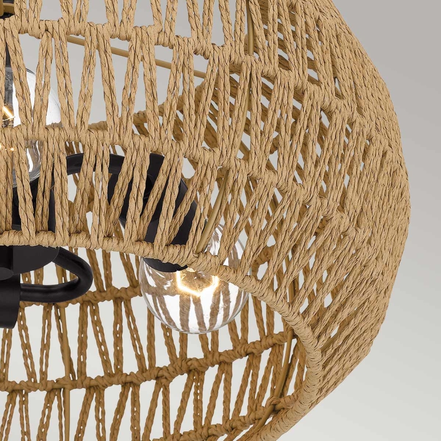 Quoizel - CASABLANCA ceiling light 3xE27/60W/230V, brown