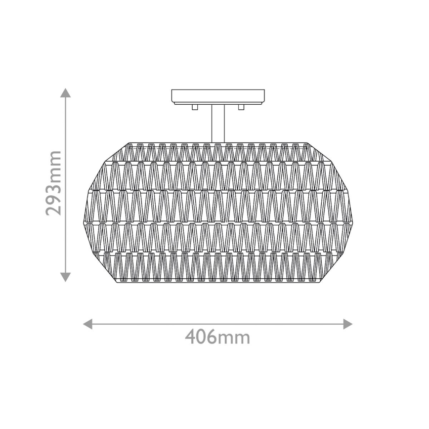 Quoizel - CASABLANCA ceiling light 3xE27/60W/230V, brown