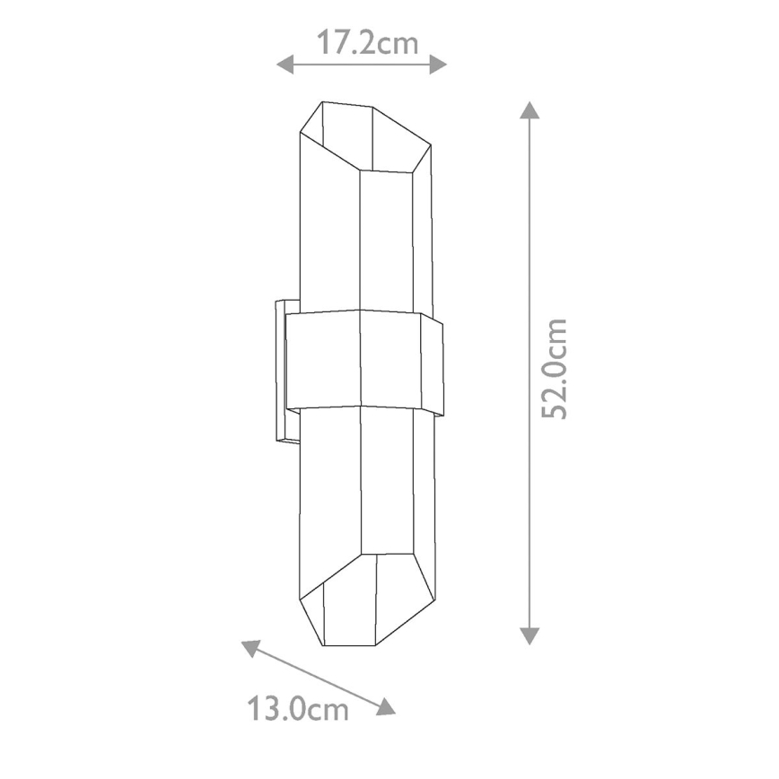 Quoizel - LED Outdoor light CHASM 2xLED/9,5W/230V IP44