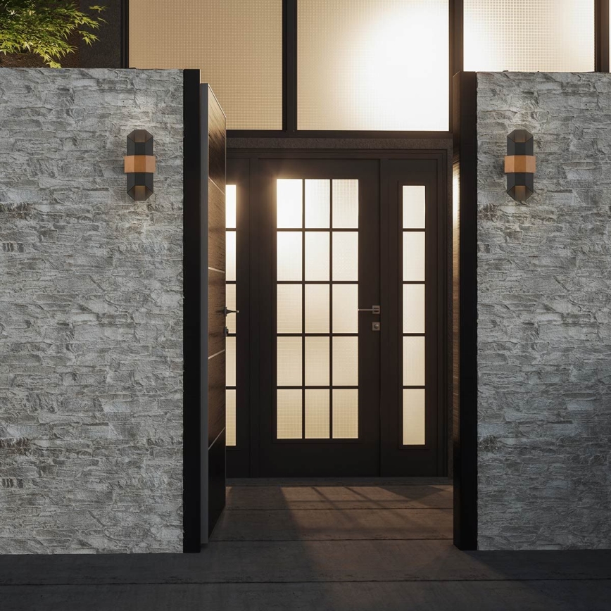Quoizel - LED Outdoor wall light CHASM 2xLED/5,5W/230V IP44