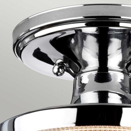 Quoizel - Bathroom ceiling light DUBLIN 1xE27/40W/230V IP44 shiny chrome