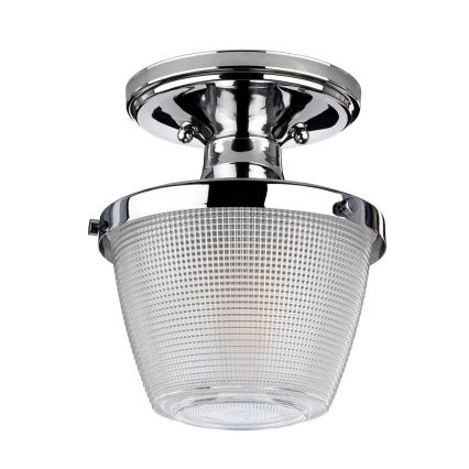 Quoizel - Bathroom ceiling light DUBLIN 1xE27/40W/230V IP44 shiny chrome