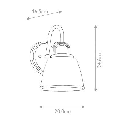Quoizel - LED Bathroom wall light DUBLIN 1xG9/3W/230V IP44 shiny chrome