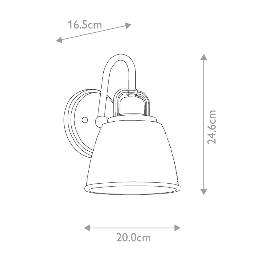 Quoizel - LED Bathroom wall light DUBLIN 1xG9/3W/230V IP44 shiny chrome