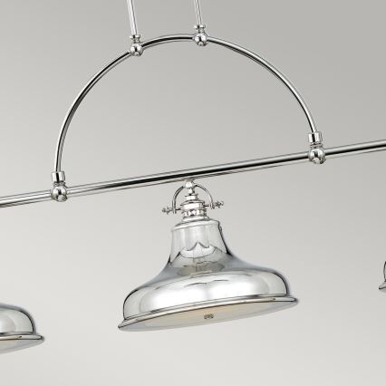 Quoizel - Chandelier on a chain EMERY 3xE27/100W/230V shiny chrome