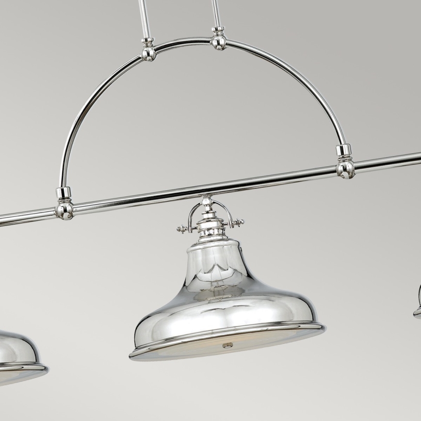 Quoizel - Chandelier on a chain EMERY 3xE27/100W/230V shiny chrome