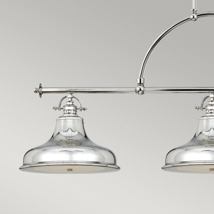 Quoizel - Chandelier on a chain EMERY 3xE27/100W/230V shiny chrome