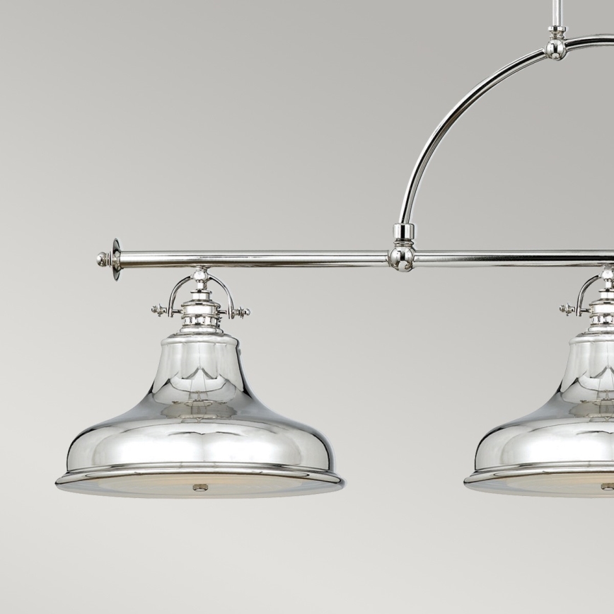 Quoizel - Chandelier on a chain EMERY 3xE27/100W/230V shiny chrome