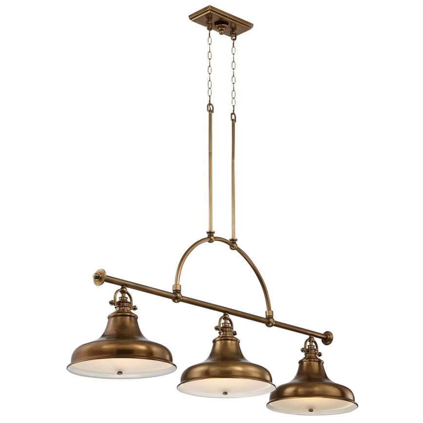 Quoizel - Chandelier on a chain EMERY 3xE27/100W/230V brass