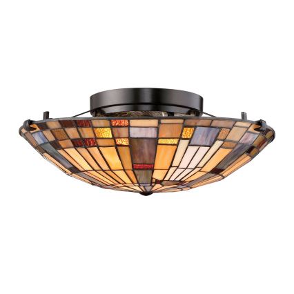 Quoizel - Ceiling light INGLENOOK 2xE27/60W/230V d. 40,7 cm