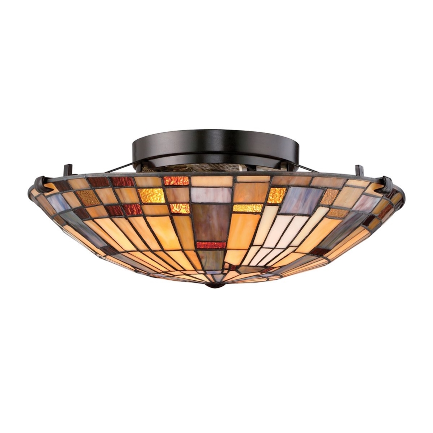Quoizel - Ceiling light INGLENOOK 2xE27/60W/230V d. 40,7 cm