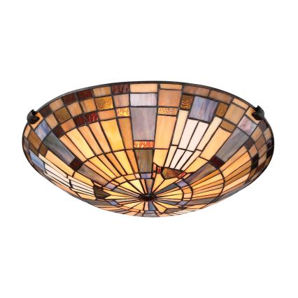 Quoizel - Ceiling light INGLENOOK 2xE27/60W/230V d. 40,7 cm
