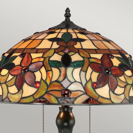 Quoizel - Tiffany KAMI Table Lamp 2xE27/60W/230V