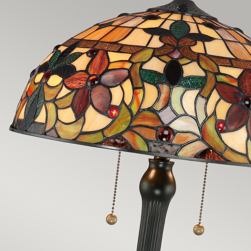 Quoizel - Tiffany KAMI Table Lamp 2xE27/60W/230V