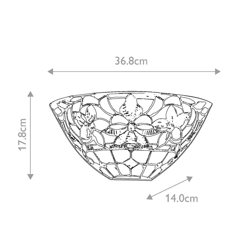 Quoizel - Wall light KAMI 2xE14/60W/230V