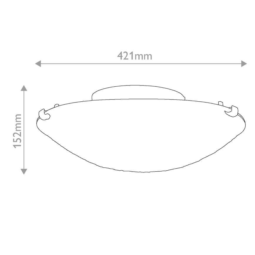 Quoizel - Tiffany LARISSA Ceiling Light 2xE27/40W/230V dia. 41.2 cm
