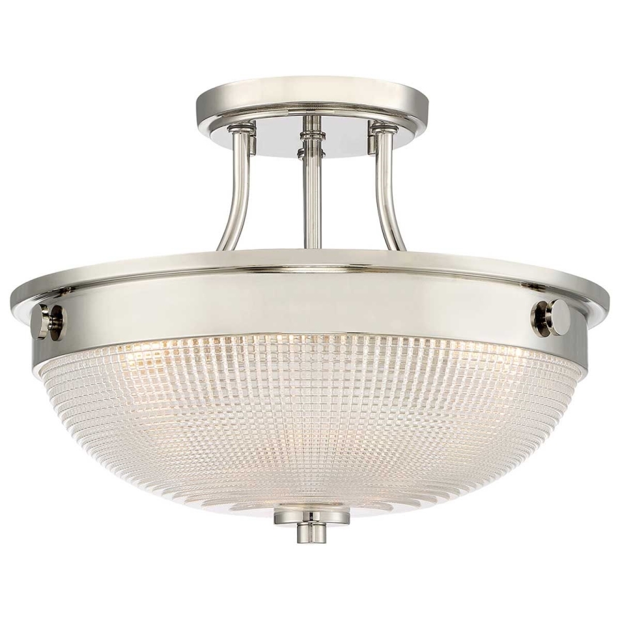 Quoizel - Surface-mounted chandelier MANTLE 2xE27/60W/230V shiny chrome