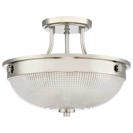Quoizel - Surface-mounted chandelier MANTLE 2xE27/60W/230V shiny chrome
