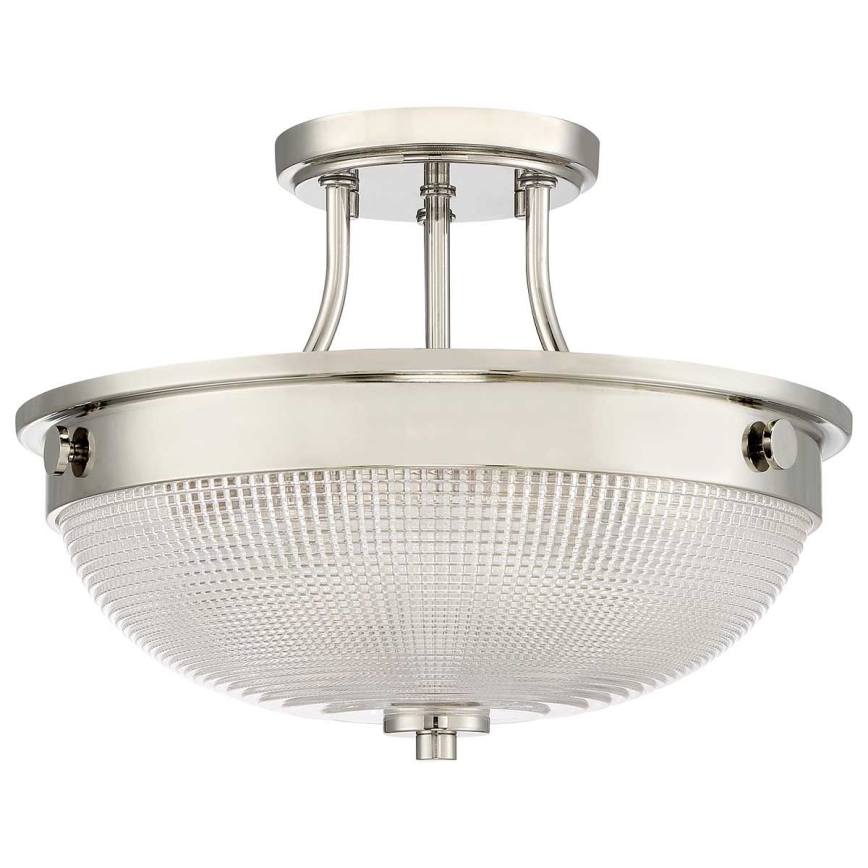 Quoizel - Surface-mounted chandelier MANTLE 2xE27/60W/230V shiny chrome