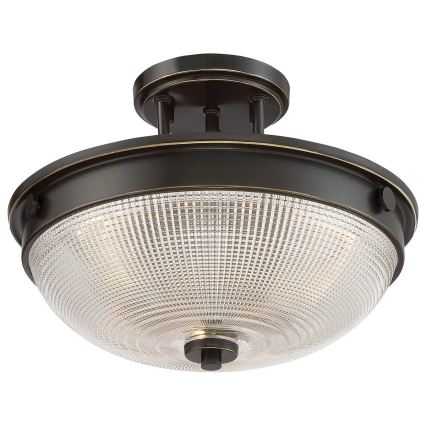 Quoizel - Surface-mounted chandelier MANTLE 2xE27/60W/230V bronze