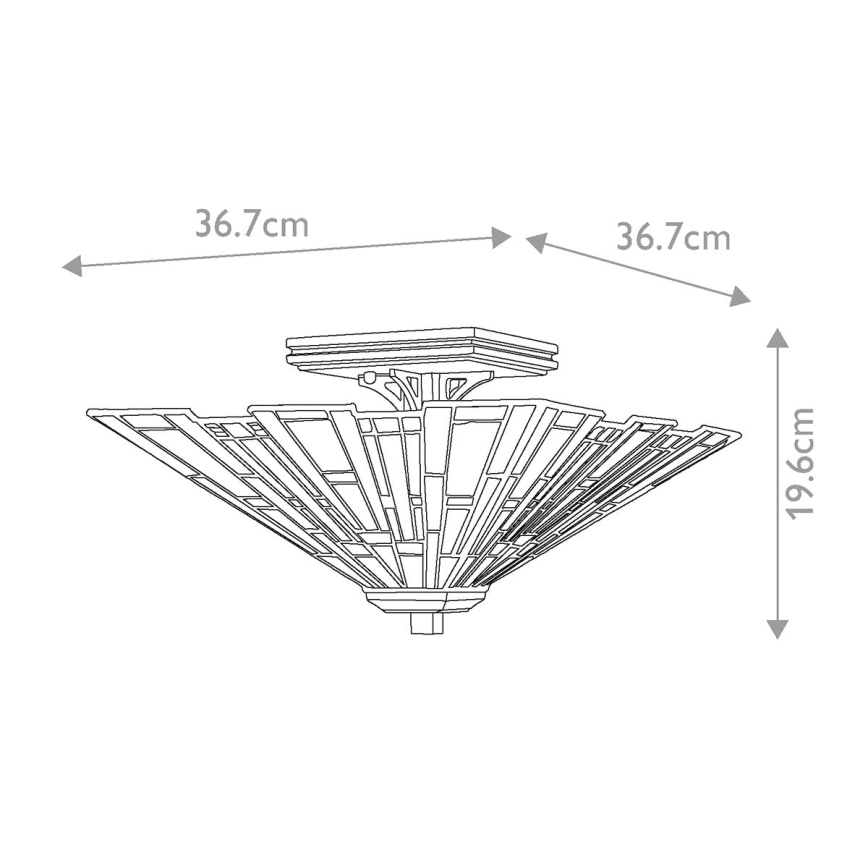 Quoizel - Ceiling light MAYBECK 2xE27/60W/230V