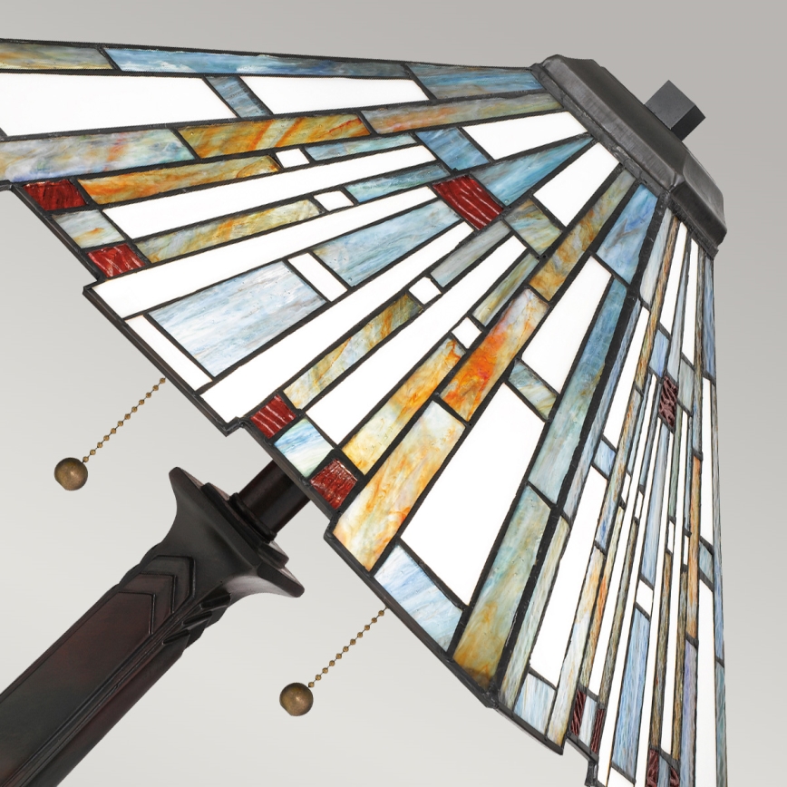 Quoizel - Tiffany MAYBECK Table Lamp 2xE27/60W/230V