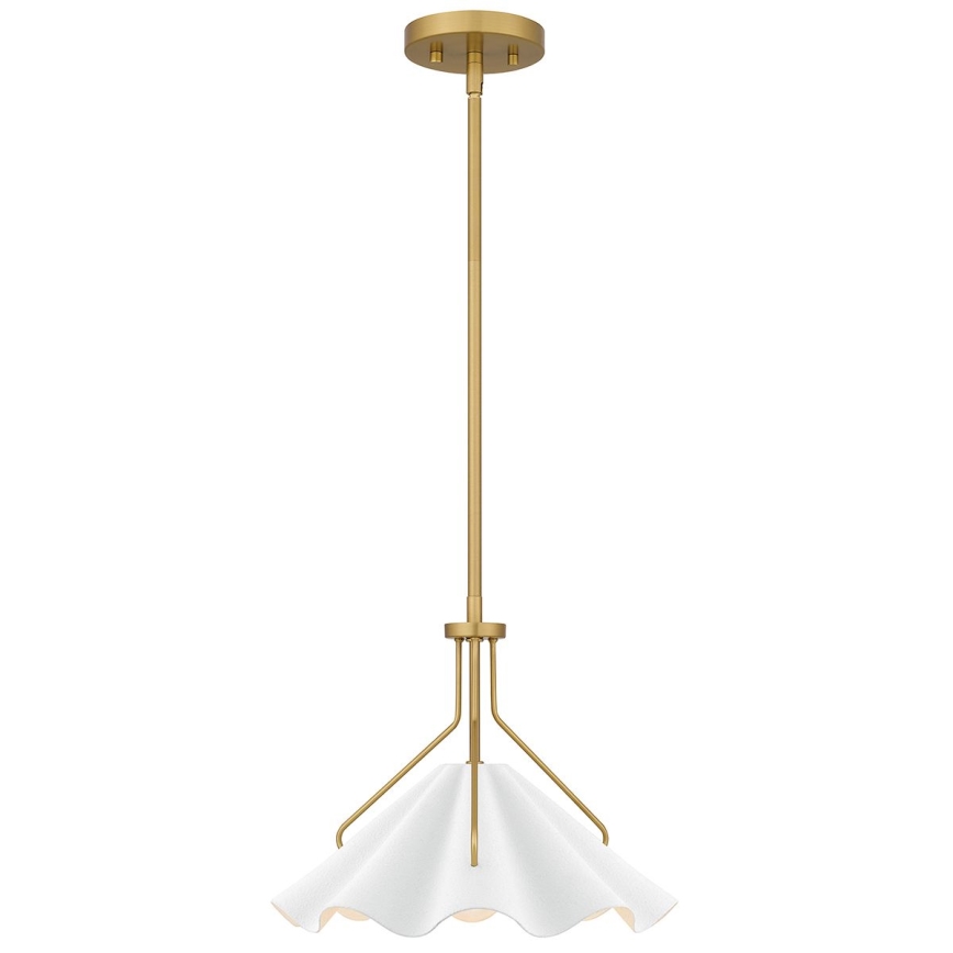 Quoizel - Chandelier on a pole MEJIA 1xE27/60W/230V d. 35,6 cm brass