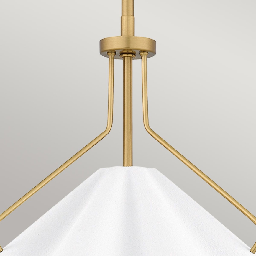 Quoizel - Chandelier on a pole MEJIA 1xE27/60W/230V d. 35,6 cm brass