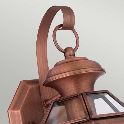 Quoizel - NEWBURY Outdoor Wall Light 1xE27/60W/230V IP44 Copper