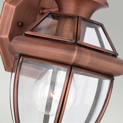 Quoizel - NEWBURY Outdoor Wall Light 1xE27/60W/230V IP44 Copper
