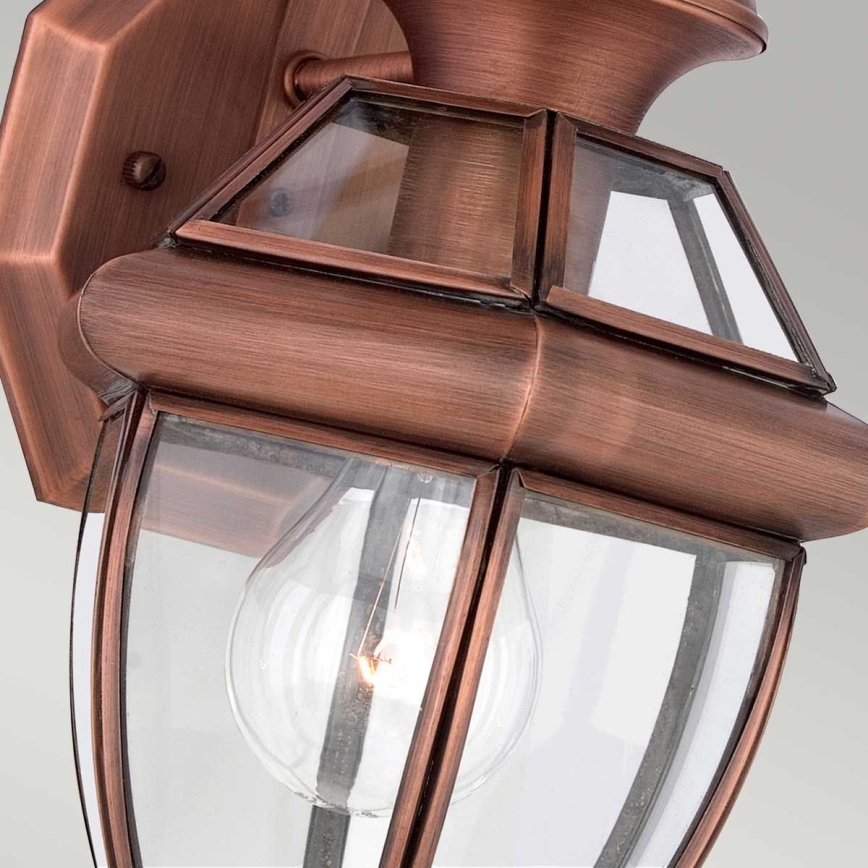 Quoizel - NEWBURY Outdoor Wall Light 1xE27/60W/230V IP44 Copper