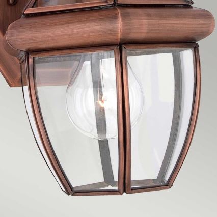 Quoizel - NEWBURY Outdoor Wall Light 1xE27/60W/230V IP44 Copper