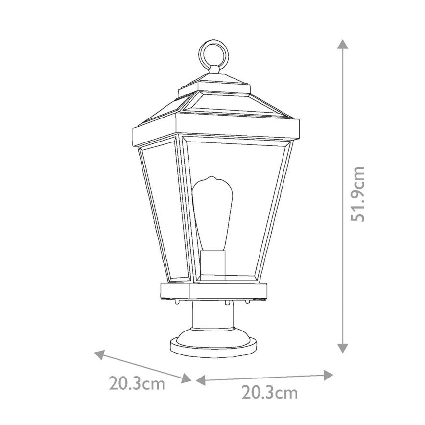 Quoizel - Outdoor lamp RAVINE 1xE27/60W/230V IP44 brown