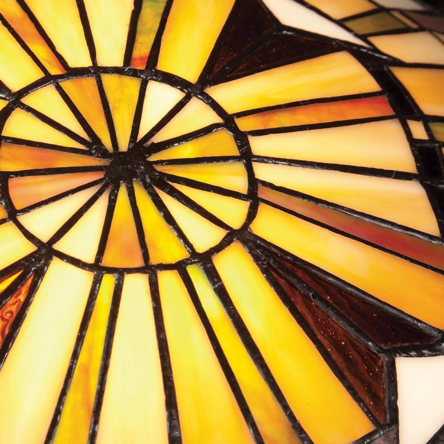 Quoizel - Tiffany REED Ceiling Light, 2× E27 (max. 60W), 230V, Ø 42 cm