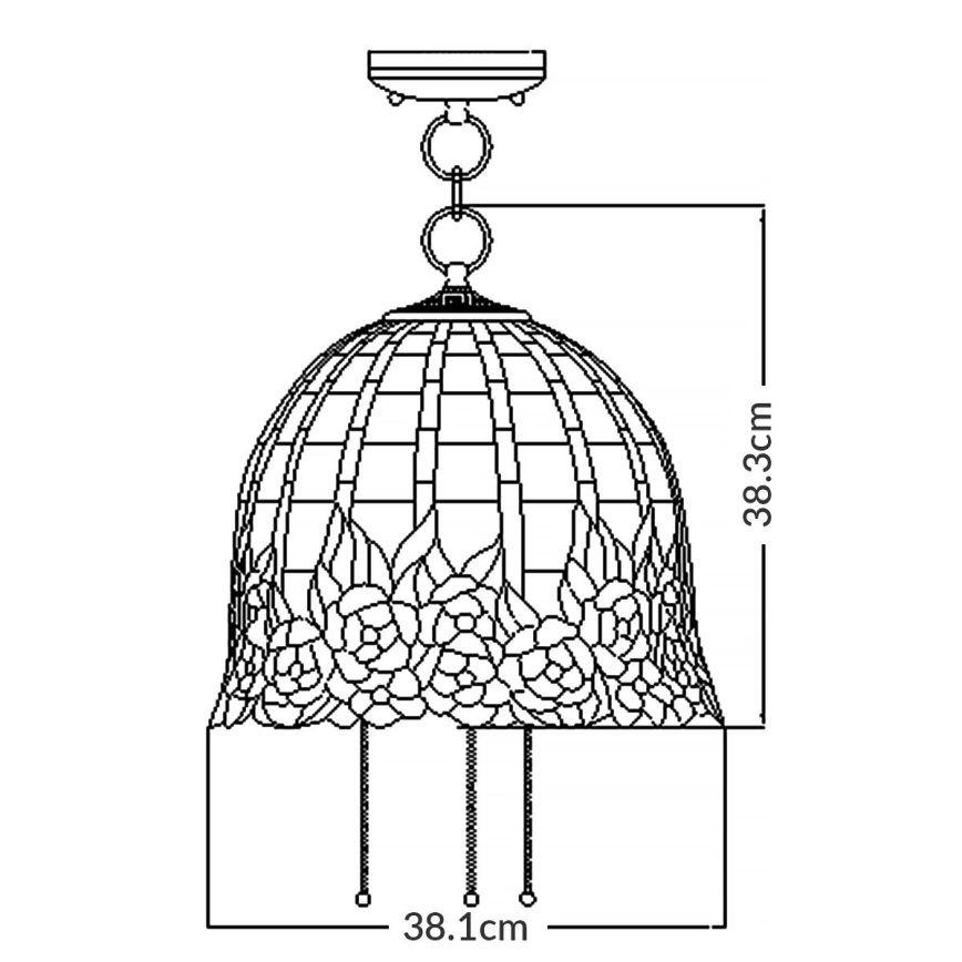 Quoizel - Chandelier on a chain ROSECLIFFE 3xE27/100W/230V