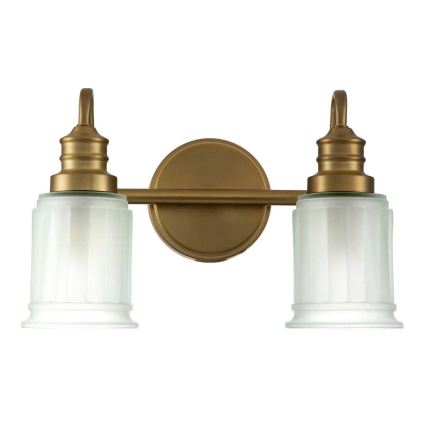 Quoizel - LED Bathroom Wall Light SWELL 2xG9/3W/230V IP44 Gold