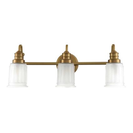 Quoizel - SWELL LED Bathroom Wall Light 3x G9/3W, 230V, IP44, Gold