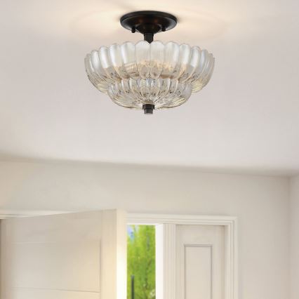 Quoizel - Ceiling light WHITECAP 3xE14/40W/230V d. 29,7 cm