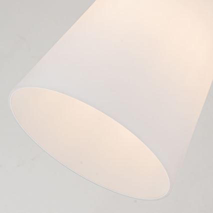 Quoizel - Chandelier on a pole STARING 1xE27/40W/230V d. 18,4 cm gold/patina/white