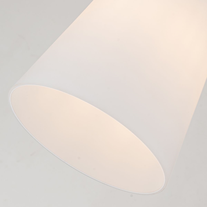 Quoizel - Chandelier on a pole STARING 1xE27/40W/230V d. 18,4 cm gold/patina/white