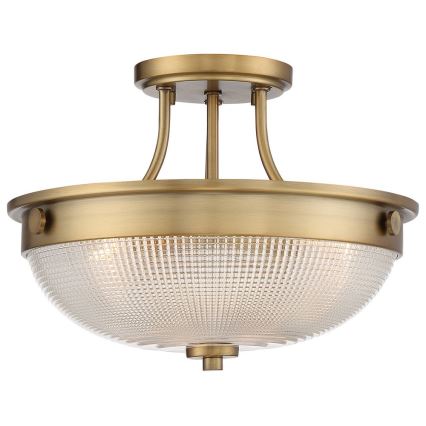 Quoizel - Surface-mounted chandelier MANTLE 2xE27/60W/230V brass