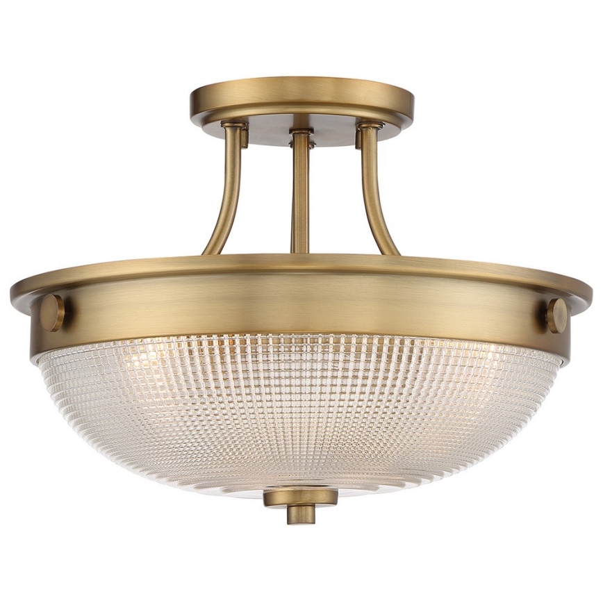Quoizel - Surface-mounted chandelier MANTLE 2xE27/60W/230V brass